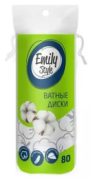 Диски ватные Emily Style 80шт/уп