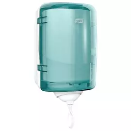 Диспенсер для полотенец с центральной вытяжкой МИНИ, Tork (Система М3) Reflex, голубой