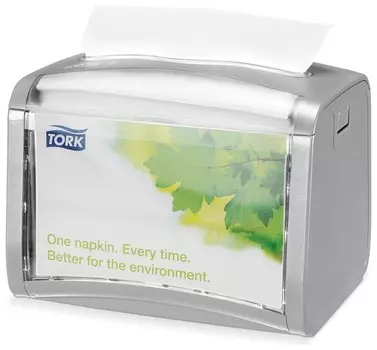 Диспенсер для салфеток Tork (Система N4) Xpressnap, настольный, серый