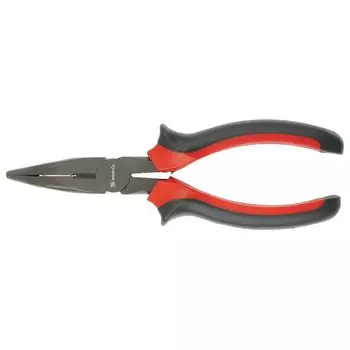 Длинногубцы изогнутые Black Nickel, 200 мм, двухкомпонентные рукоятки