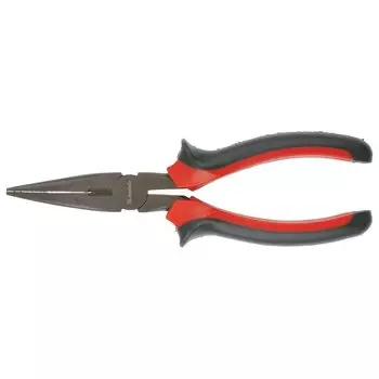 Длинногубцы прямые Black Nickel, 160 мм, двухкомпонентные рукоятки