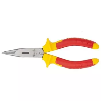 Длинногубцы прямые Insulated, 160 мм, двухкомпонентные рукоятки Professional