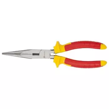 Длинногубцы прямые Insulated, 200 мм, двухкомпонентные рукоятки Professional