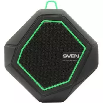 Портативная акустика Sven PS-77 черный-зеленый