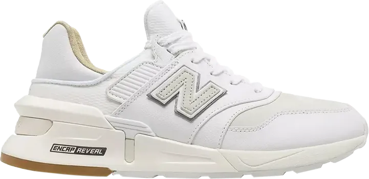 Кроссовки New Balance 997S 'White Saffiano Leather', белый