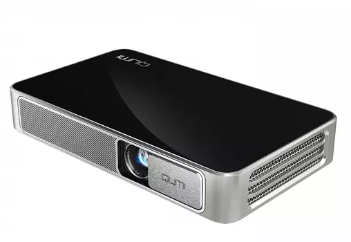 Портативный проектор Qumi Q3 Plus, черный + подписка ivi