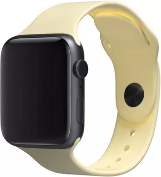 Ремешок moonfish для Apple Watch 38/40 мм, силикон, желтый