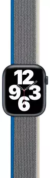 Ремешок moonfish для Apple Watch 38/40/41 мм, нейлон, серый