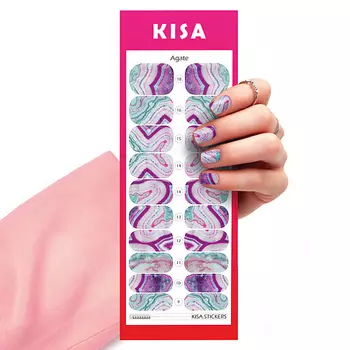 KISA.STICKERS Пленки для маникюра Agate