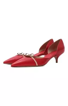 Кожаные туфли Mini Bow Ferragamo