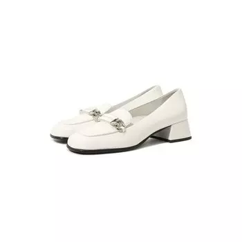 Кожаные туфли Miu Miu