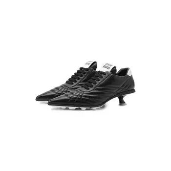 Кожаные туфли Miu Miu