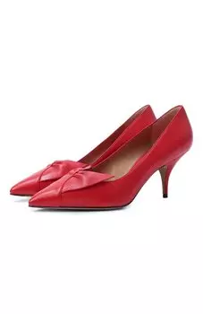 Кожаные туфли Bow Ferragamo
