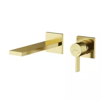 Смеситель для раковины Sancos Linn SC9021BG брашированное золото