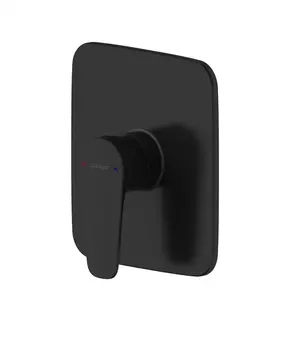 Смеситель для ванны Bravat Source PB8173218BW-ENG встраиваемый, черный