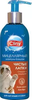 Шампунь-бальзам Cliny Чистые лапки мицеллярный 200мл