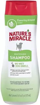 Шампунь для собак Natures Miracle для светлой шерсти с ароматом миндаля 473мл