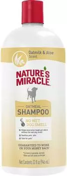 Шампунь для собак Natures Miracle с контролем запаха с овсяным молоком 947мл
