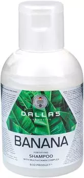 Шампунь для волос Dallas Banana укрепляющий с мультивитаминным комплексом 500мл
