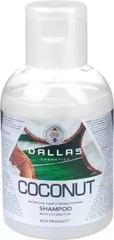 Шампунь для волос Dallas Coconut интенсивно питательный с натуральным кокосовым маслом 500мл