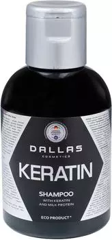Шампунь для волос Dallas Keratin с кератином и молочным протеином 500мл
