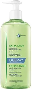 Шампунь для волос Ducray Extra-Doux для частого применения без парабенов 400мл