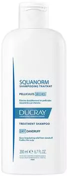 Шампунь для волос Ducray Squanorm от перхоти 200мл