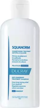 Шампунь для волос Ducray Squanorm от жирной перхоти 200мл