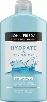 Шампунь для волос John Frieda Hydrate&amp;Recharge увлажняющий для сухих ослабленных и поврежденных волос 250мл