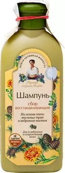 Шампунь для волос Рецепты бабушки Агафьи сбор восстанавливающий 350мл