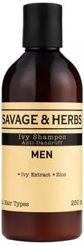 Шампунь для волос Savage&Herbs против перхоти с экстрактом плюща 250мл