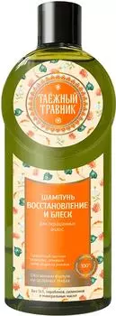 Шампунь для волос Таежный травник Восстановление и блеск 400мл