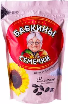 Семечки Бабкины Семечки жареные соленые 300гс доставкой!