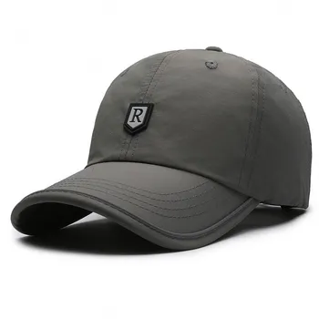 Весенне-летняя быстросохнущая бейсболка R-baseball Cap Men s Cap Outdoor Thin чёрный