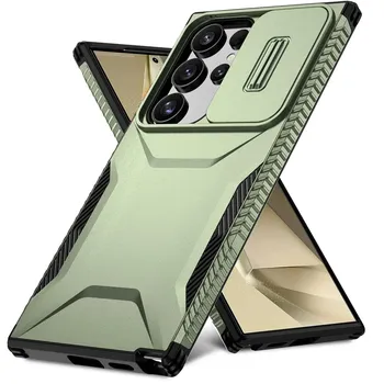 Гибридный прочный бронированный чехол для Samsung Galaxy S24 Ultra S24 S23 FE Plus A25 A05s A15 A55 A35 A54 A34 A14 Otter Case Box Camera Lens Protection Cover For S23 красный