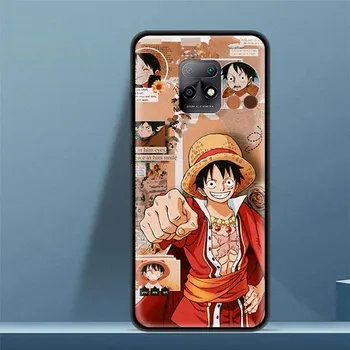 Цельный чехол для телефона с японским аниме для Xiaomi Redmi Note 9S 8 9 8T 7 9C 9A 7A 6A 8A K30 Pro, черный мягкий корпус, чехол для мобильного телефона Redmi Note 10