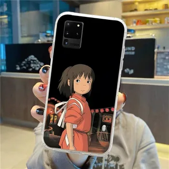 Чехол для телефона Studio Ghibli «Унесенные призраками она» для Samsung Galaxy S10 S21 S22 Plus Ultra A91 A51 A21S A12, прозрачный чехол для телефона Galaxy S30