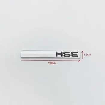 3D ABS буквы HSE Edition значок багажника автомобиля наклейка с логотипом хром серебристый черный красный HSE-Glossy Black