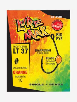 Крючки для рыбалки LureMax Trout LT37 Orange ( упк. по 10шт.), Оранжевый