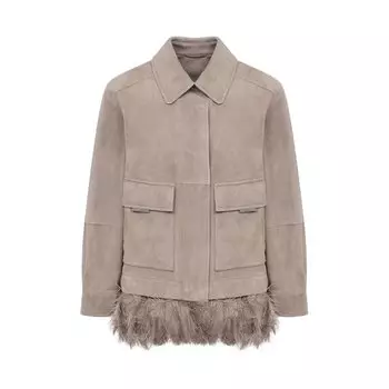 Замшевая куртка Brunello Cucinelli