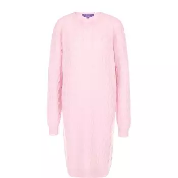 Вязаное кашемировое платье с круглым вырезом Ralph Lauren