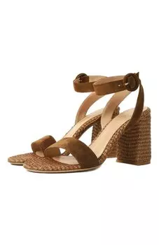 Замшевые босоножки Gianvito Rossi