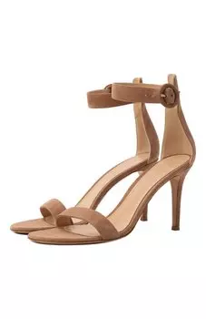 Замшевые босоножки Portofino 85 Gianvito Rossi
