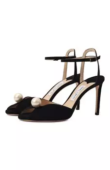 Замшевые босоножки Sacora 85 Jimmy Choo