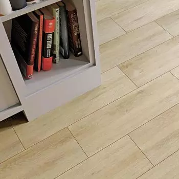Глазурованный керамогранит Cersanit Stockholm 18.5x59.8x0.75 см 1.216 м матовый цвет бежевый