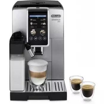 Кофемашина DeLonghi Dinamica Plus ECAM380.85.SB серебристый, черный