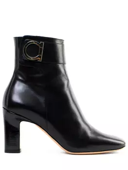 Ботильоны кожаные S.FERRAGAMO