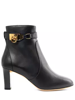Ботильоны кожаные S.FERRAGAMO