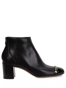 Ботильоны кожаные S.FERRAGAMO