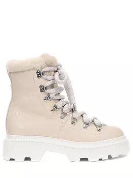 Ботинки кожаные на меху SANTONI